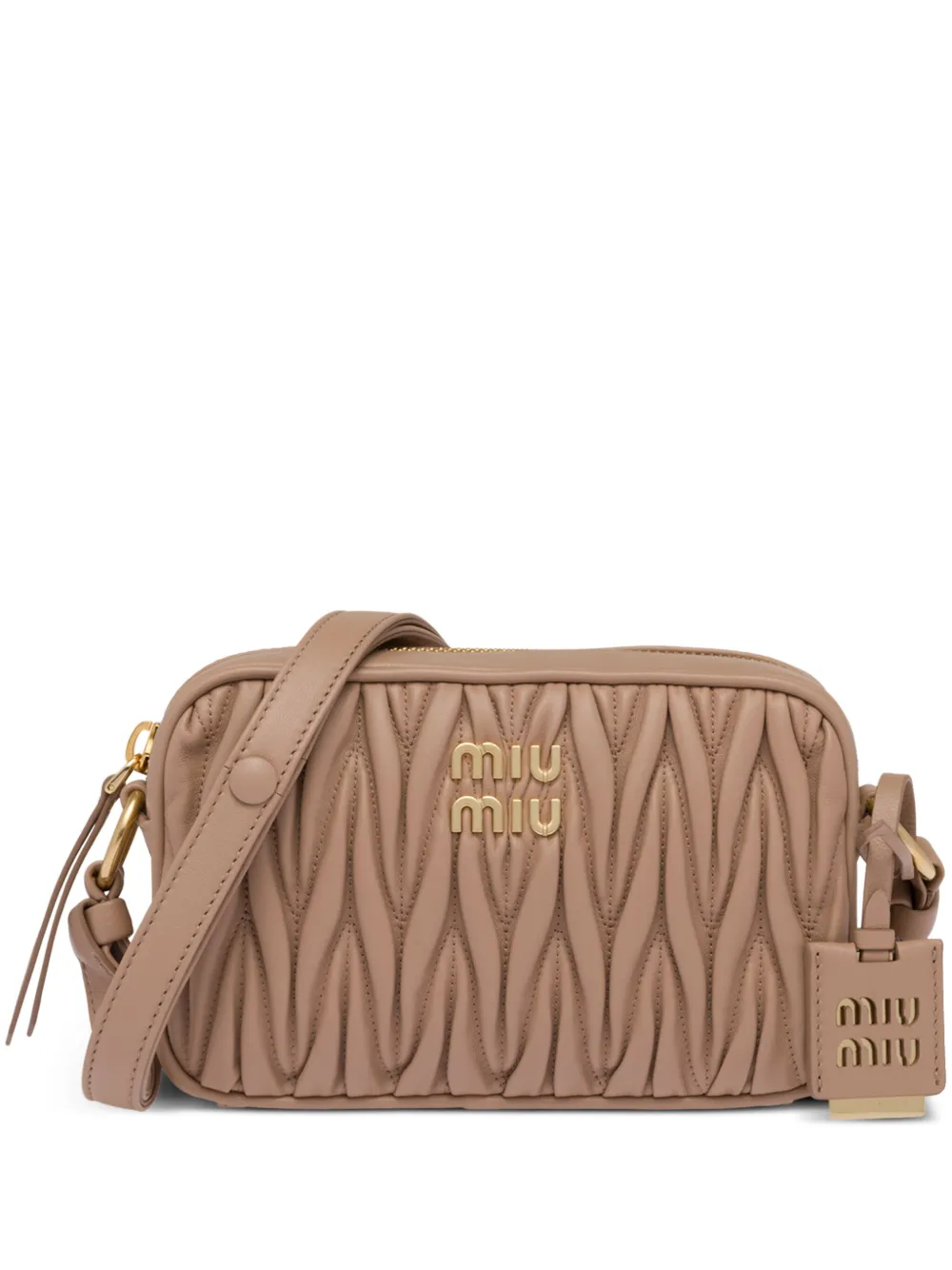 

Стеганая сумка на плечо MIU MIU, нейтральный