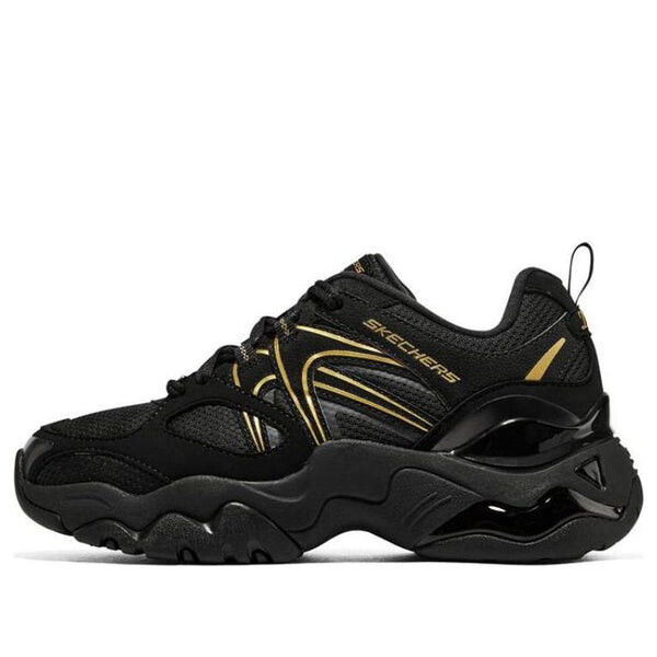 

Кроссовки dlites 3.0 air sneakers 'black gold' Skechers, черный