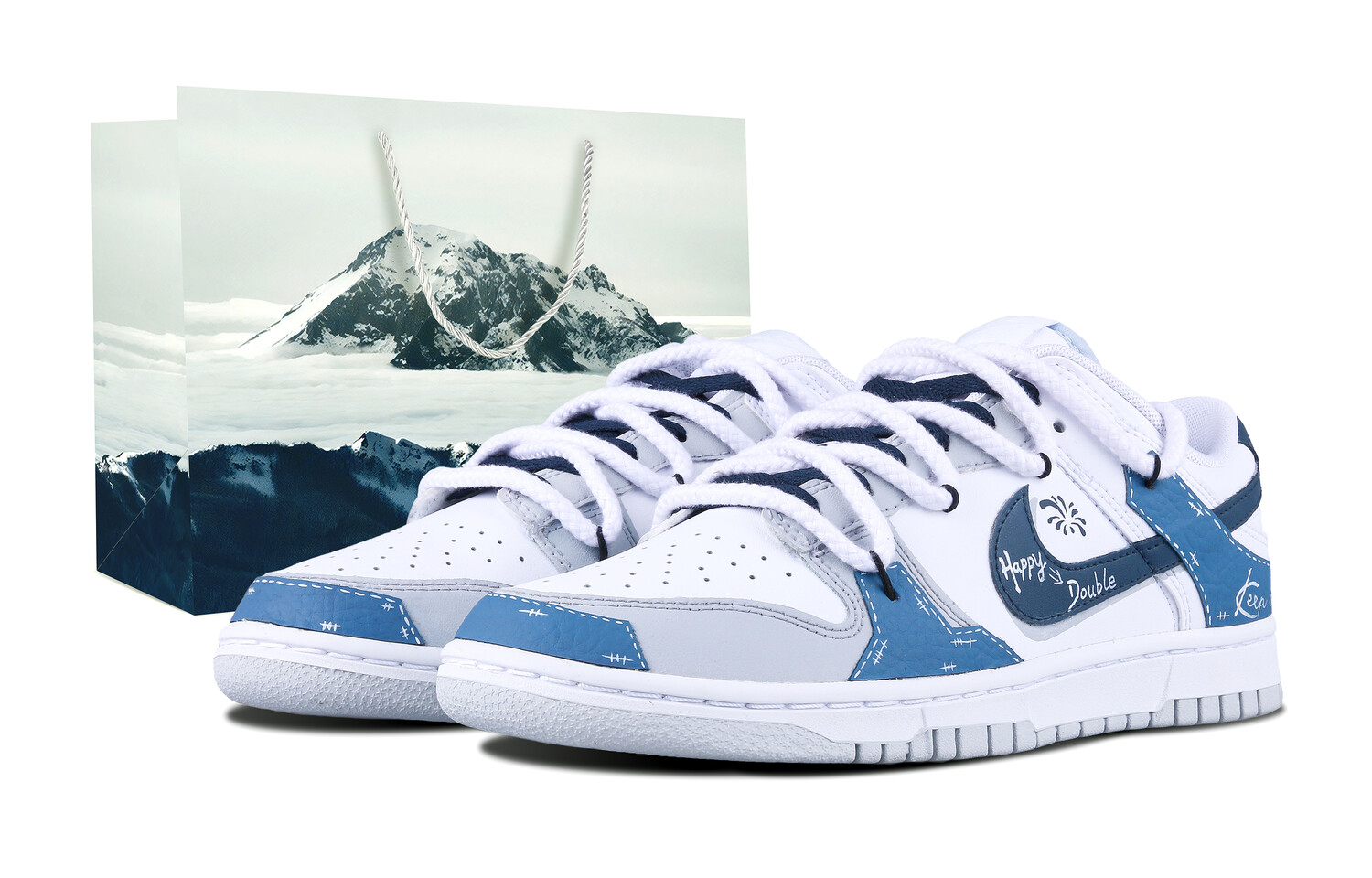 

Мужские кроссовки для скейтбординга Nike Dunk, White