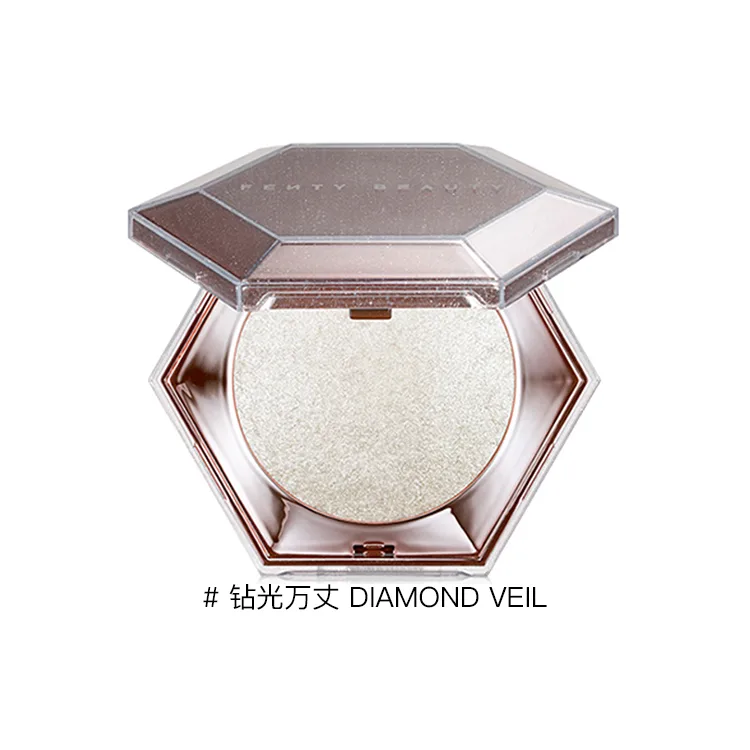 FENTY BEAUTY 3D пудра-хайлайтер для контуринга Natural Long Lasting No Transfer, 8 г, #Bubble Rose ROSE RAVE — фото 3