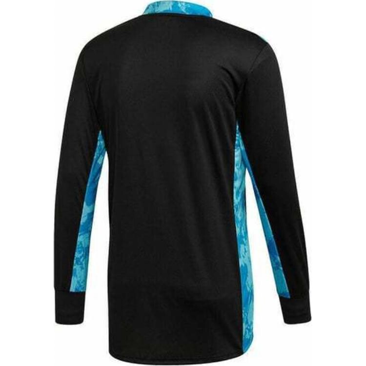 Футболка мужская синяя с черными надписями Adidas, синий — фото 2