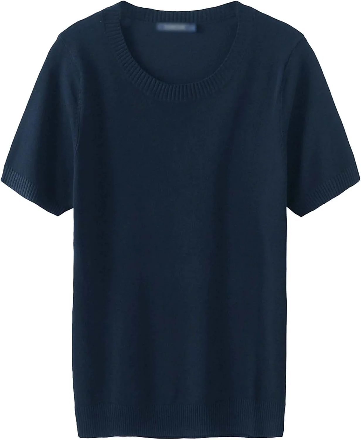 

Мужская футболка Fitness Slim Fitted с коротким рукавом, классическая резинка, мягкий трикотаж Maiyifu-GJ