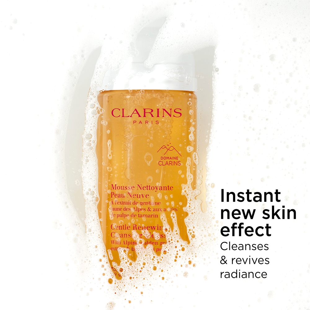 Средство для снятия макияжа Clarins — Очищающий нежный обновляющий очищающий мусс для всех типов кожи, 150 мл — фото 4