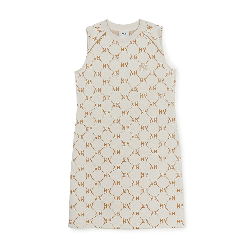 

MLB Платье без рукавов New York Yankees Old Flower женское ivory