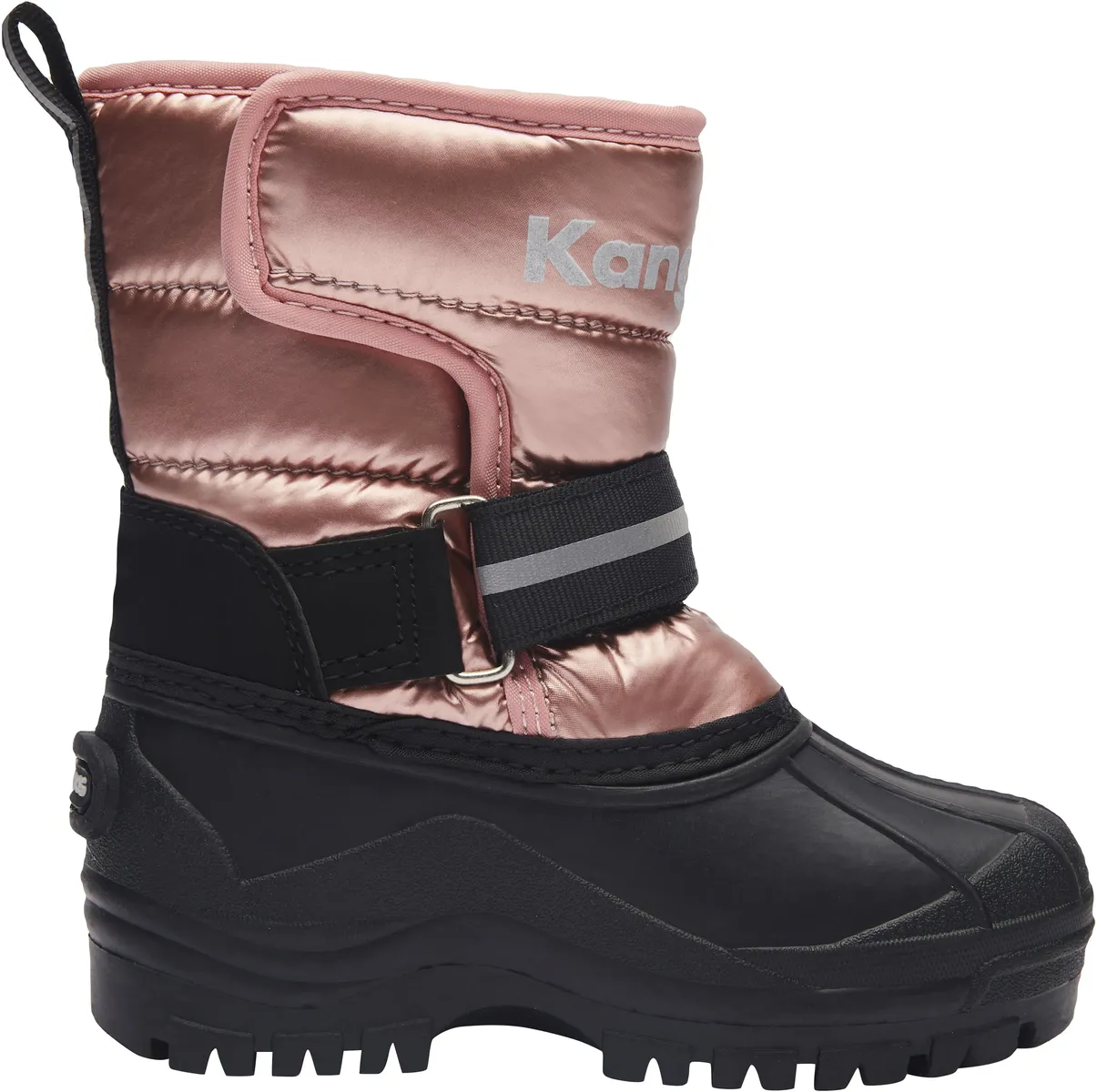 Зимние ботинки KangaROOS "K-Shell II Metallic", теплая подкладка и светоотражатели, цвет Rosa-Metalli — фото 3