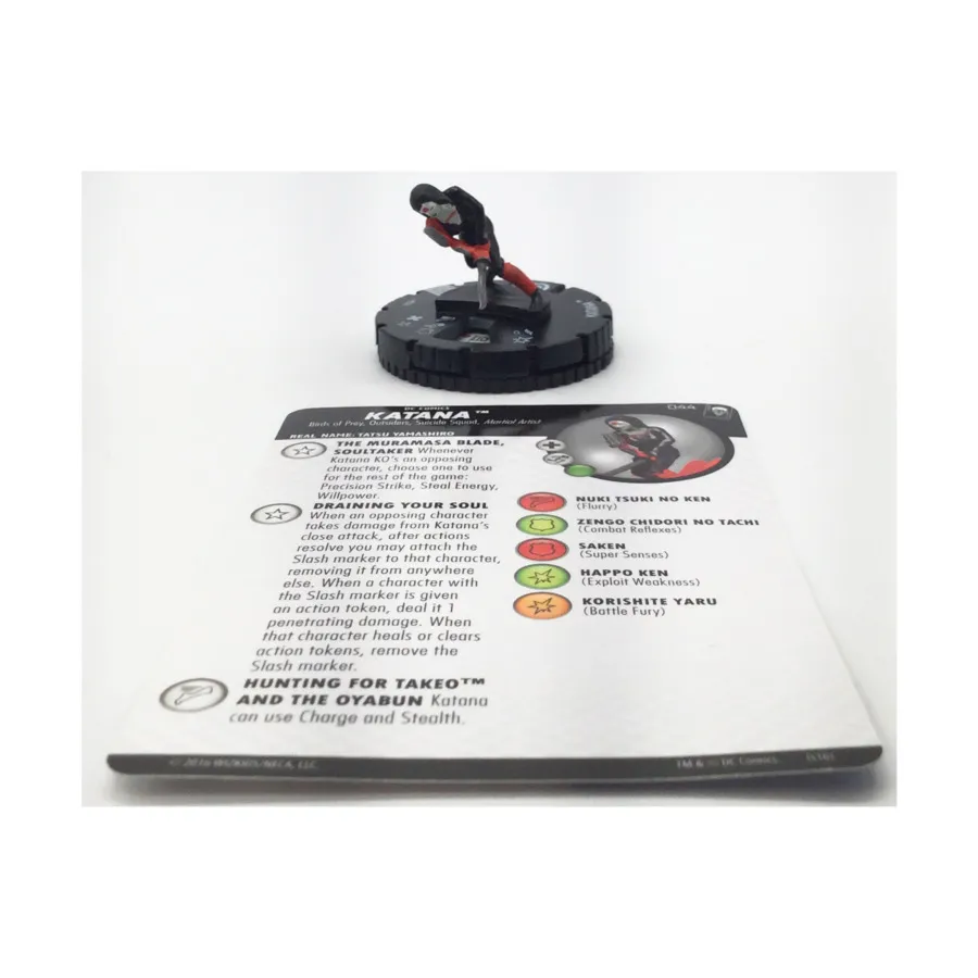 

Катана #044 ( клавиша R), DC HeroClix - Joker's Wild! - Singles