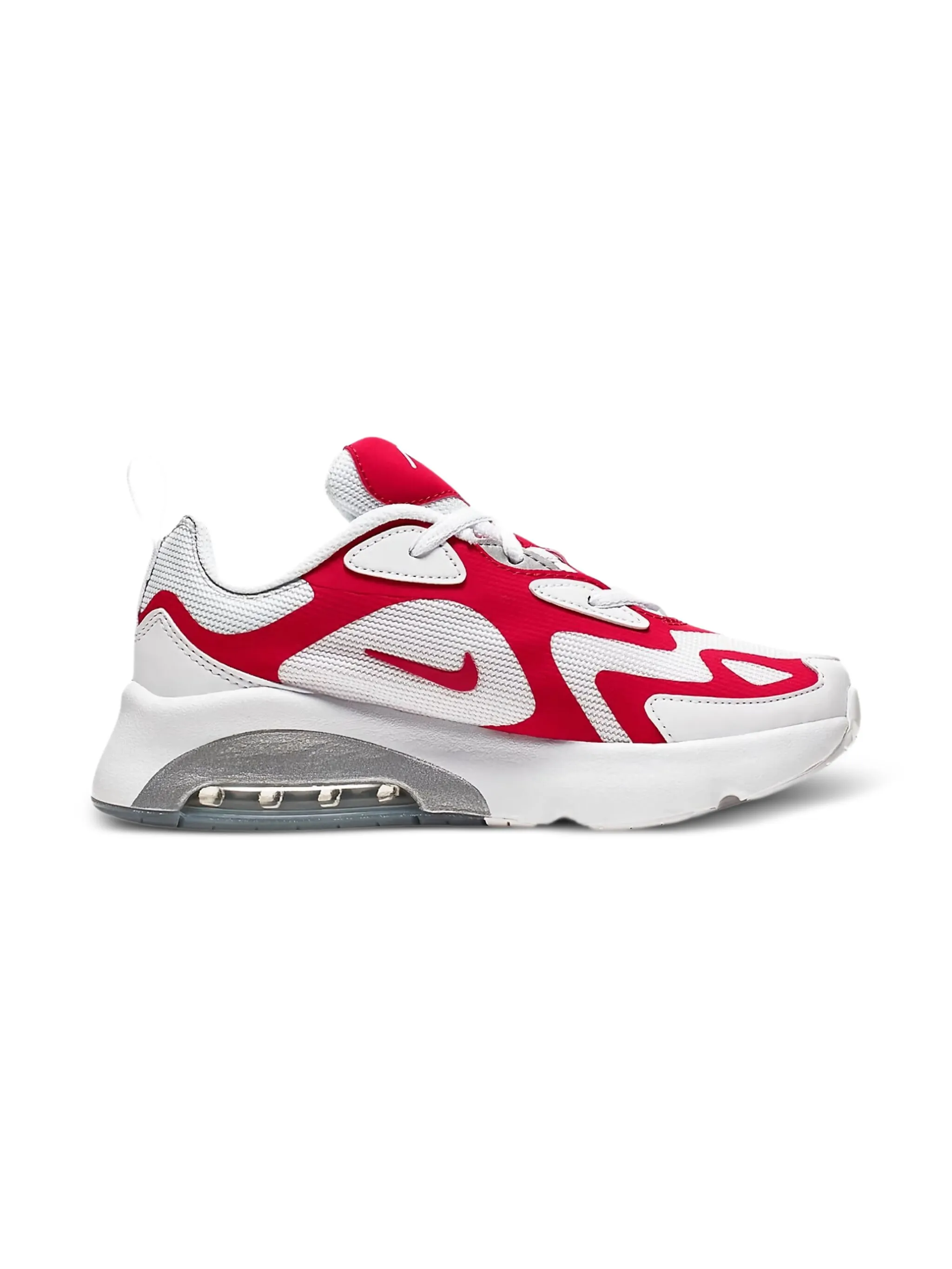 Кроссовки Air Max 200 White/Red Nike Kids, красный — фото 4