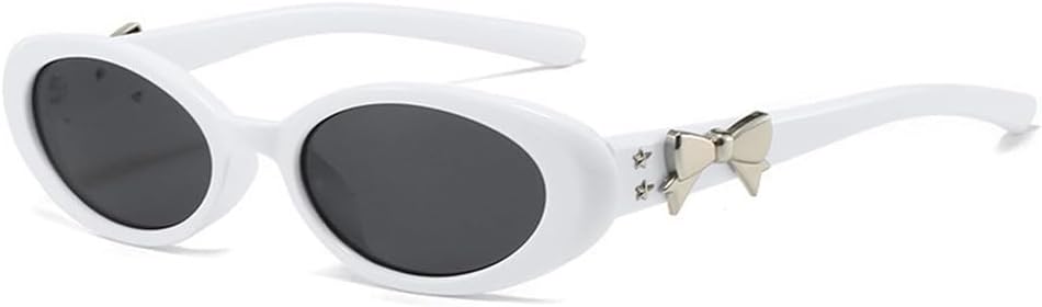 

Ретро-солнцезащитные очки с овальной оправой для женщин, модные солнцезащитные очки в маленькой овальной оправе, очки для активного отдыха с защитой от УФ-излучения UV400 UJNHGQ, C6