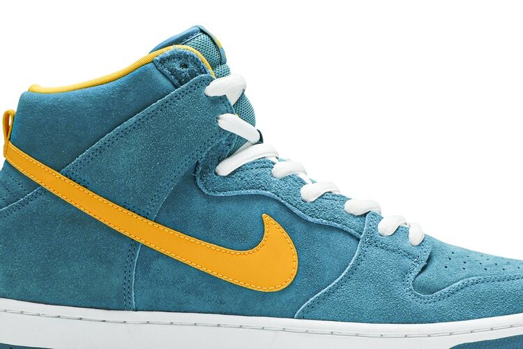 Кроссовки Nike Dunk High Pro SB 'Tropical Teal', бирюзовый — фото 2