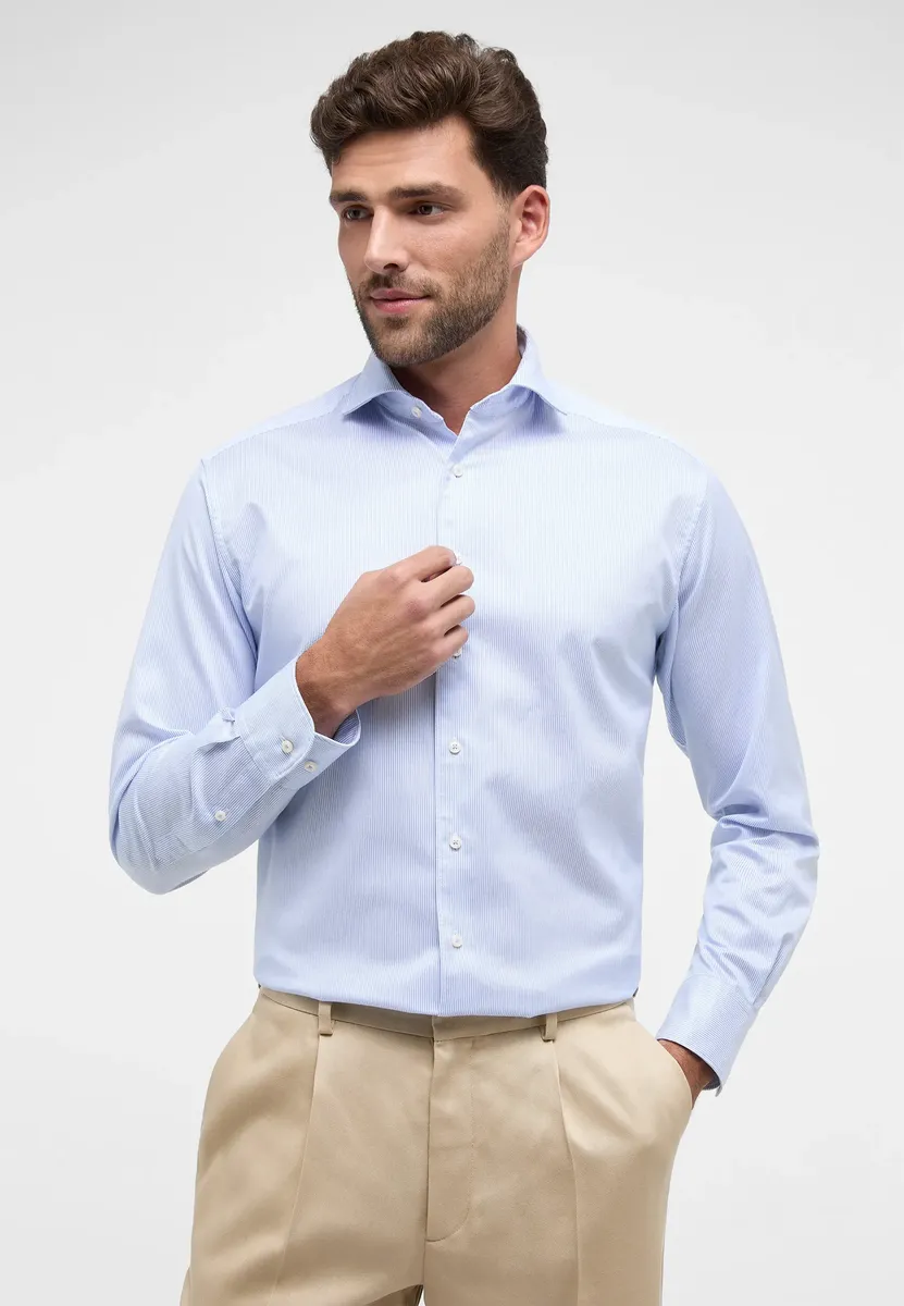

Рубашка Eterna с длинными рукавами "MODERN FIT", голубой