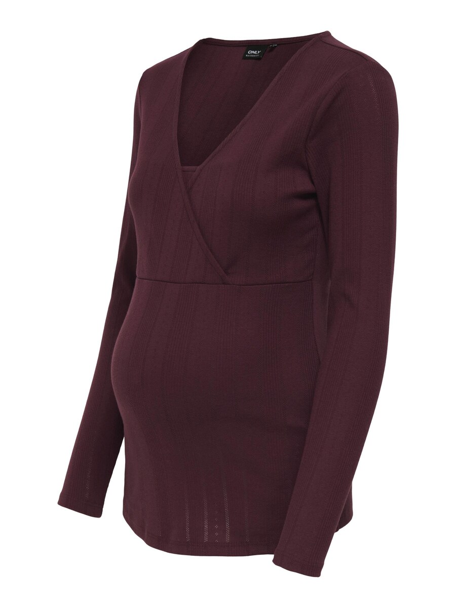 

Топ Only Maternity, цвет Wine red