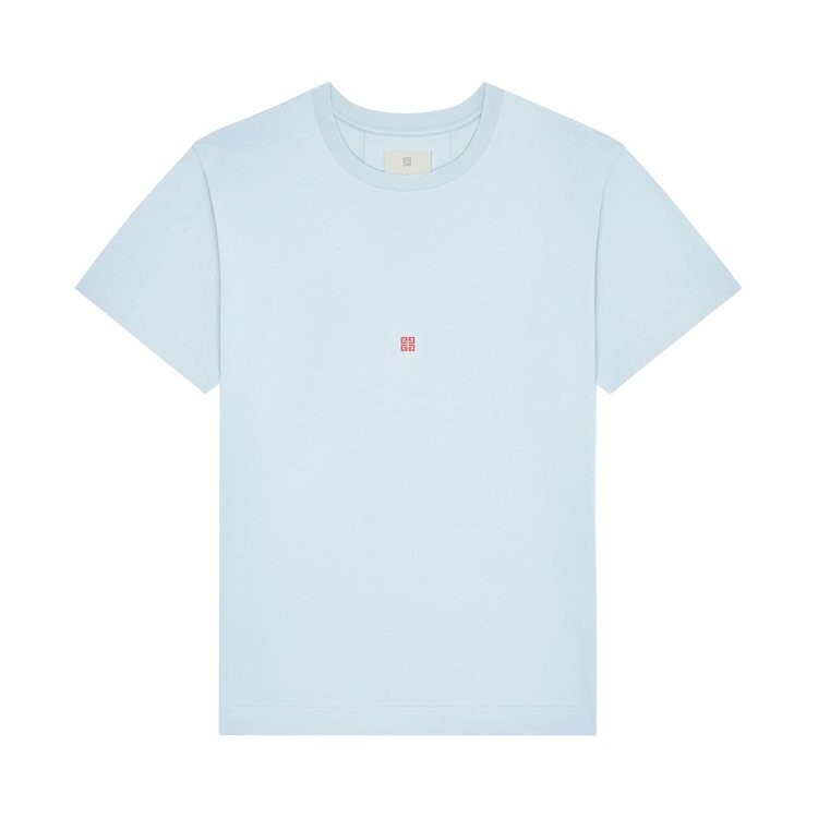 

Футболка Givenchy Flamingo Printed Crewneck T-Shirt, синий