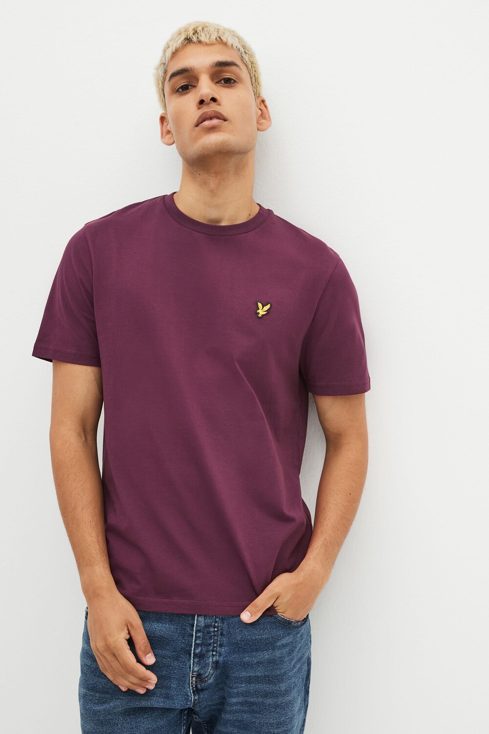 

Трикотажная футболка с круглым вырезом Lyle & Scott, красный
