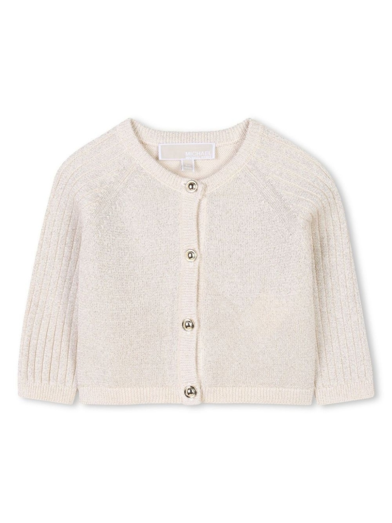 

Michael Kors Kids кардиган с рукавами реглан, нейтральный цвет