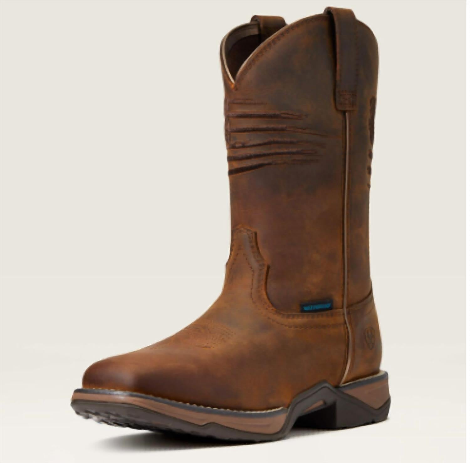Женские ковбойские сапоги ARIAT Anthem Patriot кожаные, коричневый