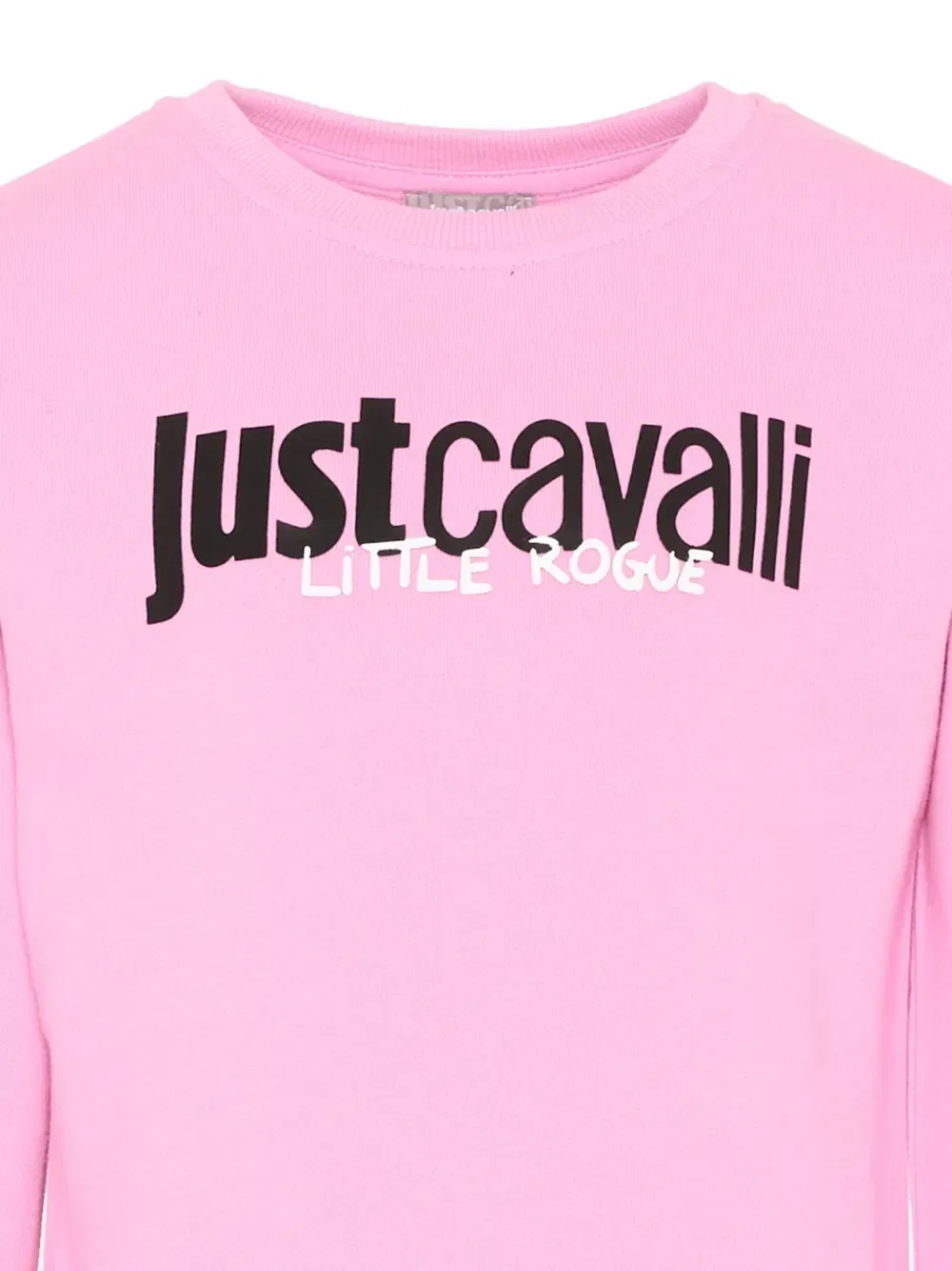 Толстовка с логотипом Just Cavalli Kids, розовый — фото 3