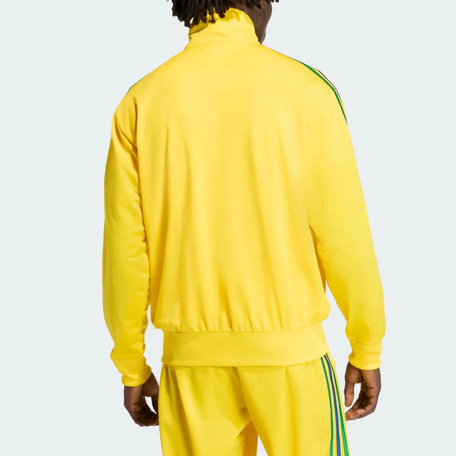Куртка-трек Adidas Originals Firebird Track цвета Eqt Yellow/Green/Preppy Royal — фото 4