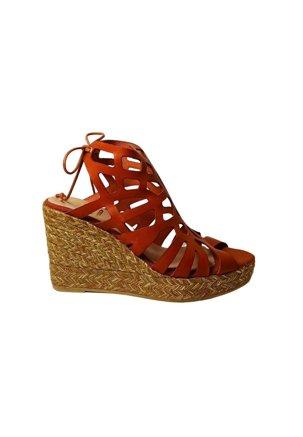 Босоножки на танкетке Espadrillas Kanna, красный