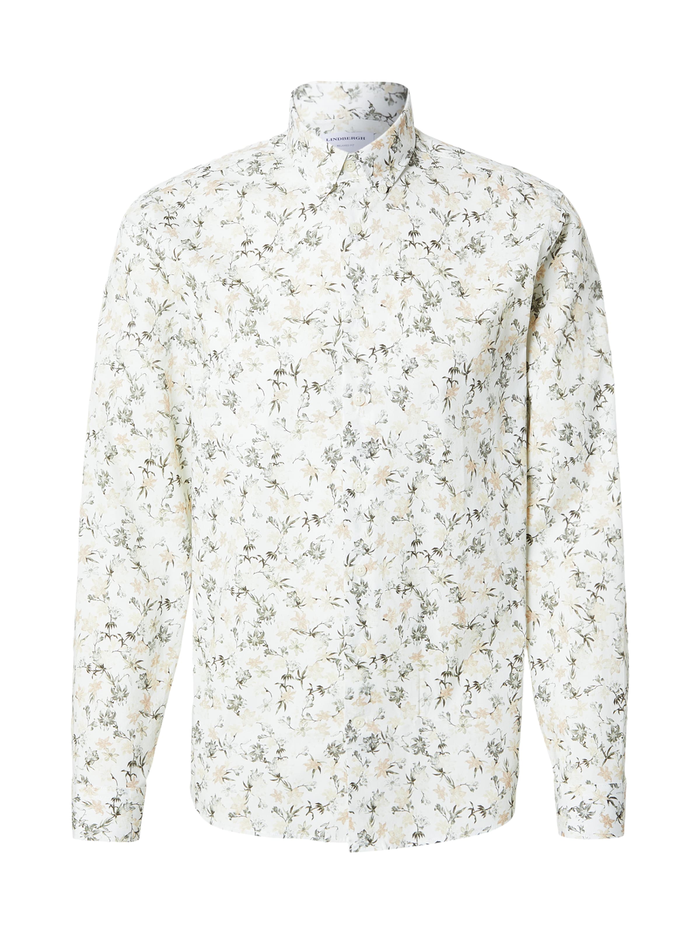 

Lindbergh Рубашка на пуговицах Regular fit в бежевом, светло-бежевом цвете