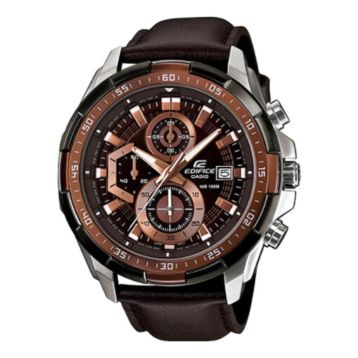 

Часы CASIO EDIFICE Serieses Men's Mens Brown Analog, коричневый