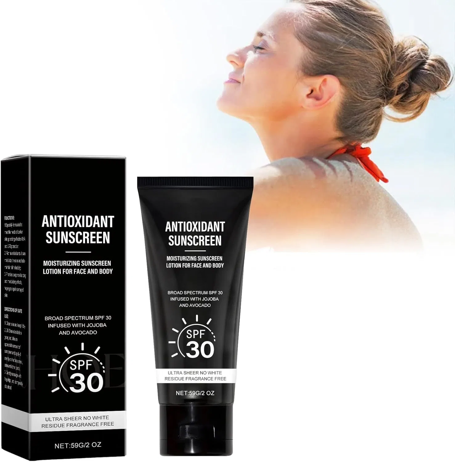 Солнцезащитный стик для лица и тела SPF 30, черный — фото 3