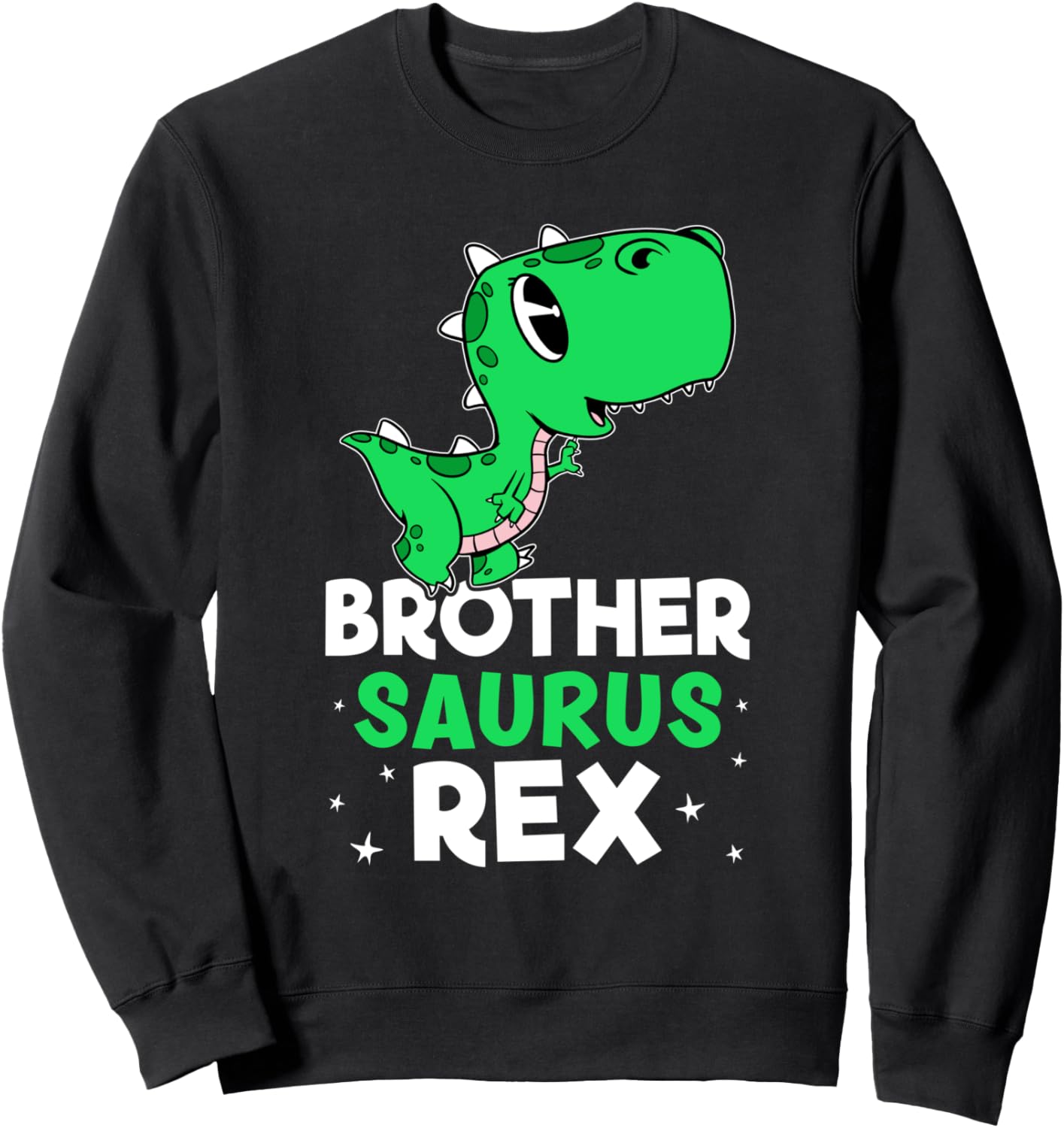 

Толстовка Brother Saurus Rex T-Rex для девочек и мальчиков Favorite Brother Designs For Boys, черный