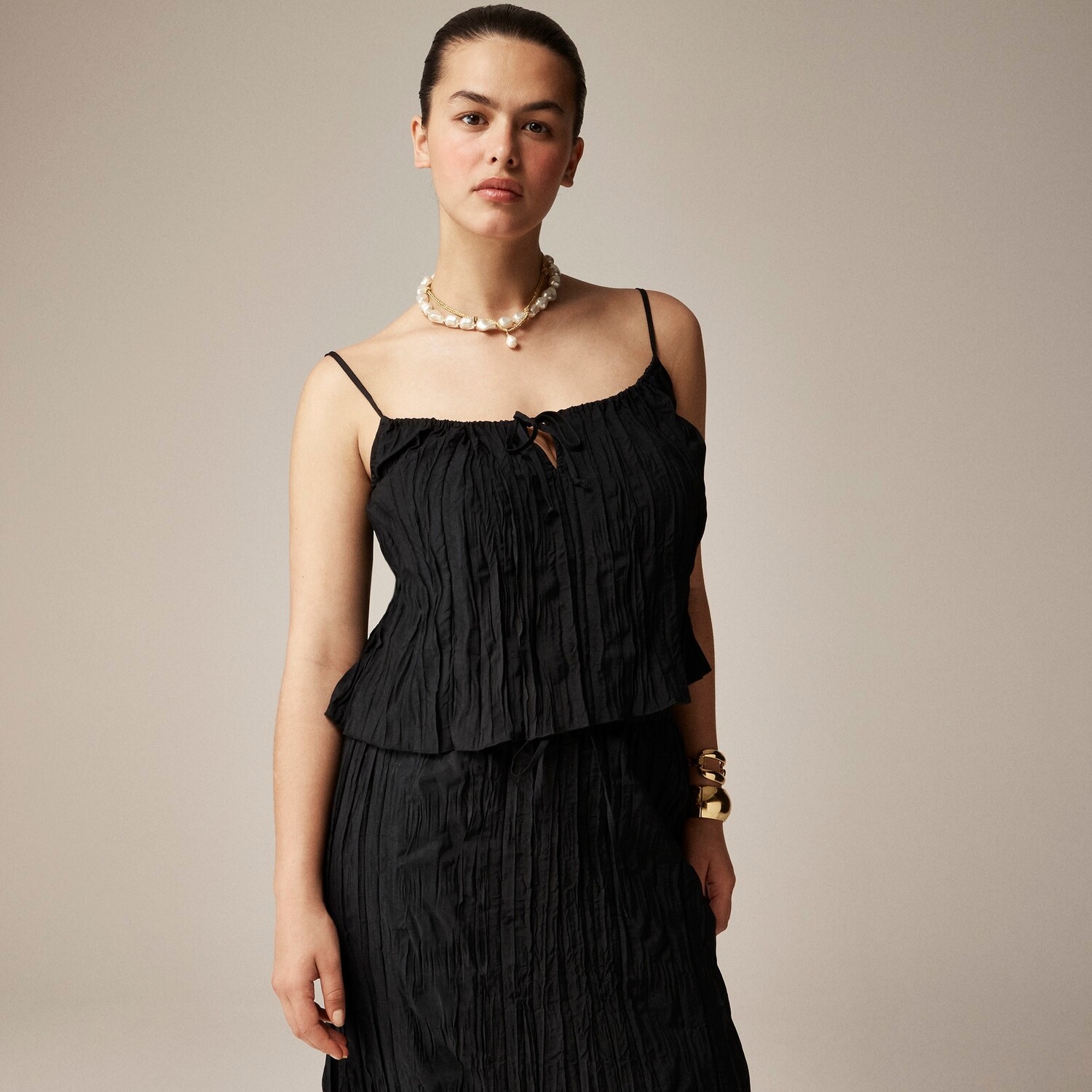 

Мятая майка J.Crew, черный