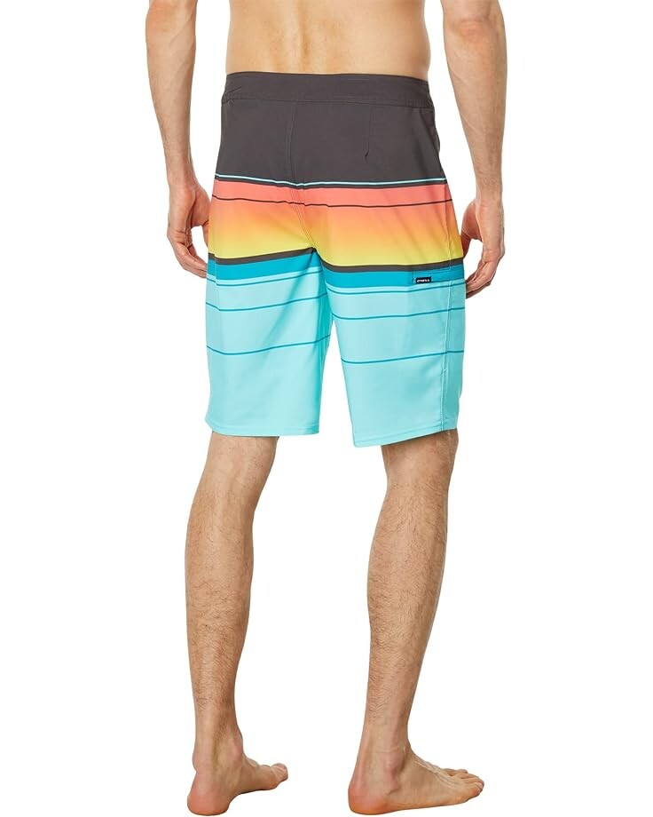 

Шорты для плавания O'Neill Hyperfreak Heat Stripe 21" Boardshorts, цвет Turquoise