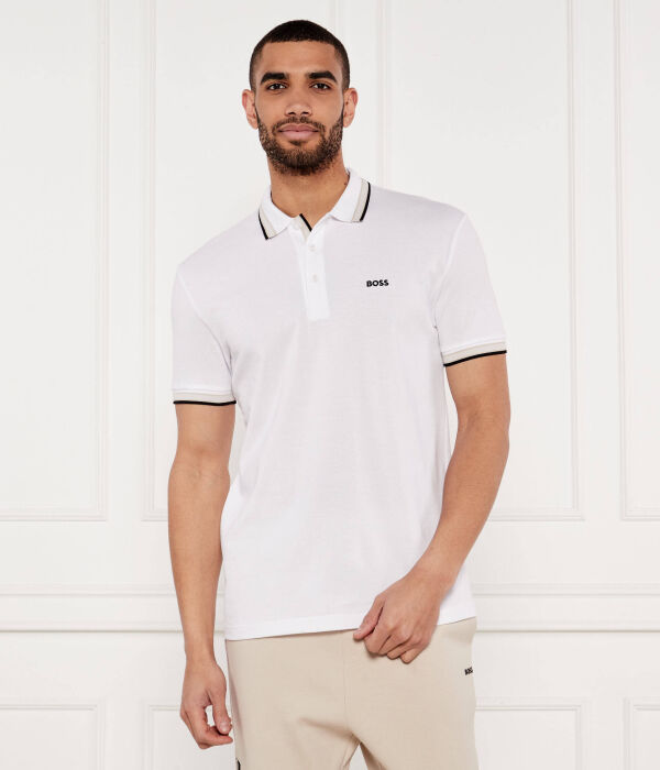 

Рубашка поло Regular fit Boss Green, белый
