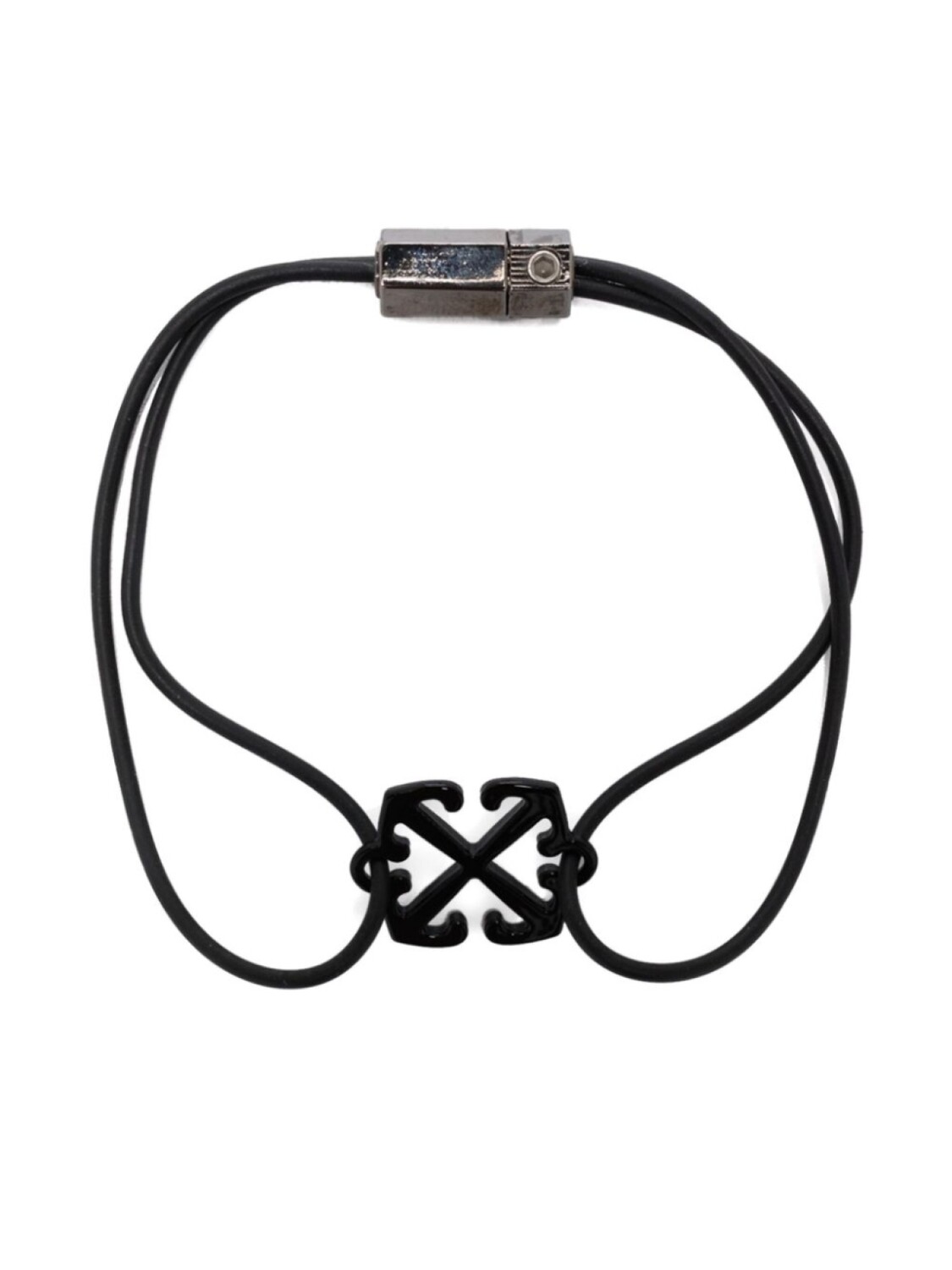 

Браслет с логотипом Arrow Off-White, черный