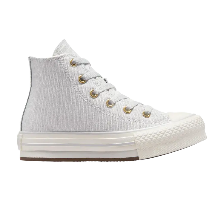 

Кроссовки Chuck Taylor All Star EVA Lift Platform High PS, цвет Tonal Canvas - Barely Grey Gold