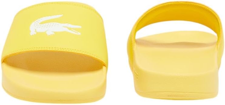 Lacoste мужские сандалии Serve Slide 2.0, Yellow & White Croc — фото 2