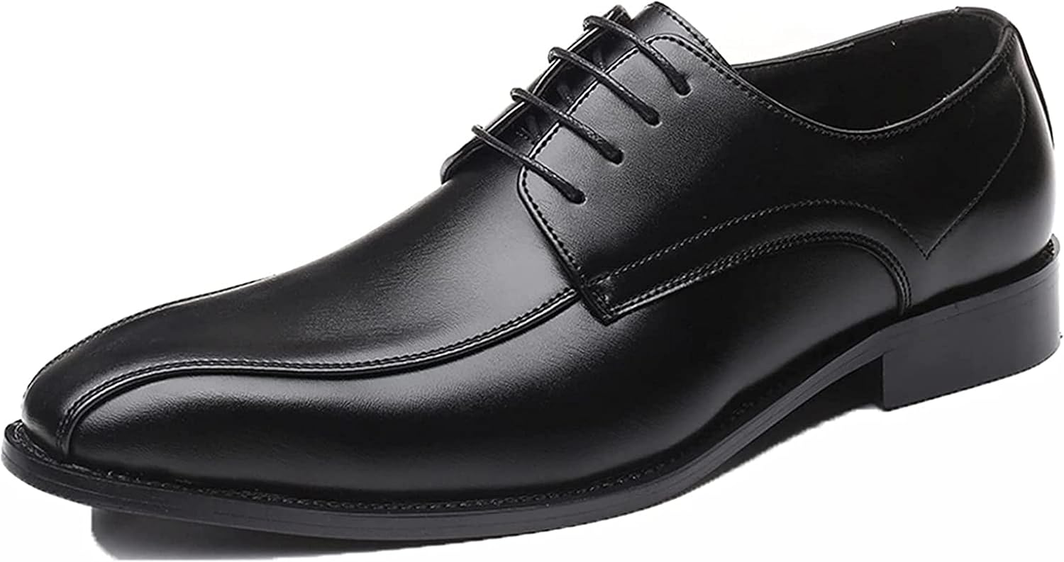 

Мужские классические туфли Yiozoi на нескользящей шнуровке, остроносые, в стиле дерби, для свадьбы, офиса, делового стиля, черный