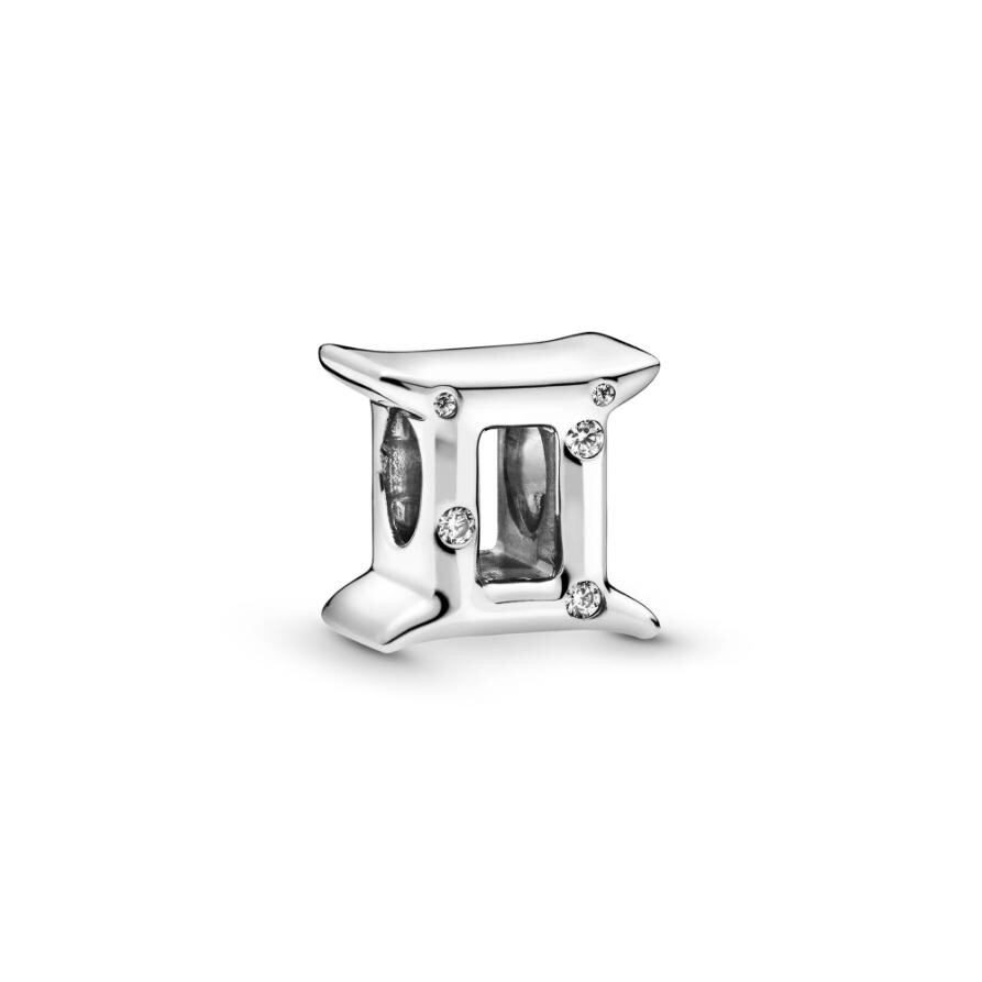 

Шарм Sparkling Gemini Zodiac Pandora, стерлинговое серебро