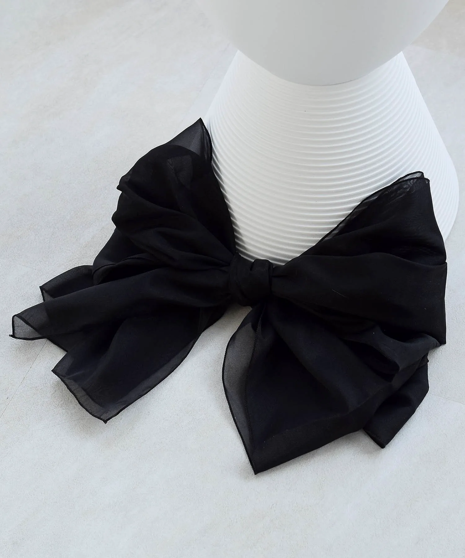 Утатанэ органза пети хэко оби Utatane, black