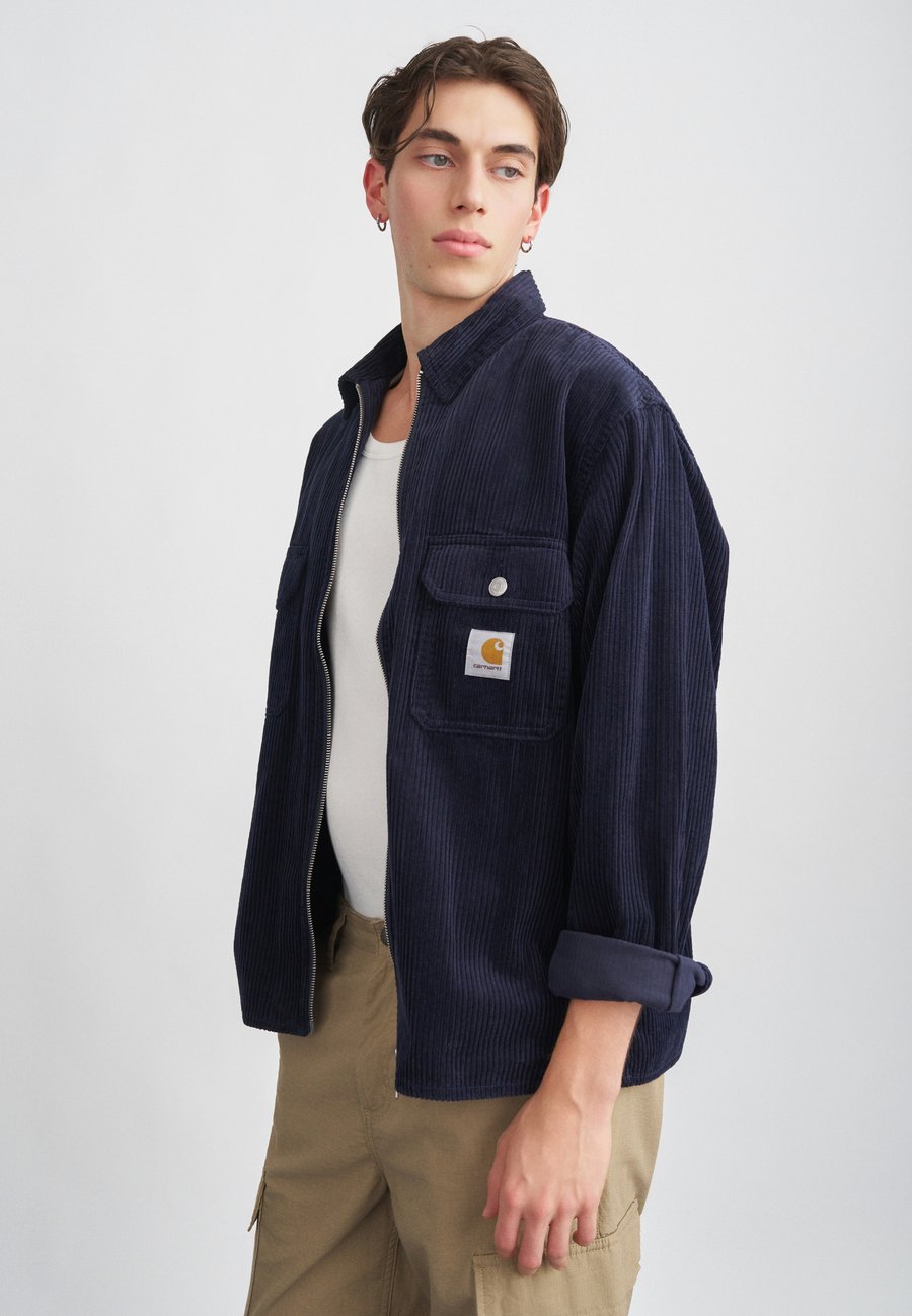 

Куртка Carhartt WIP REYNOLD SHIRT , Dark Navy Rinsed/Dark Blue