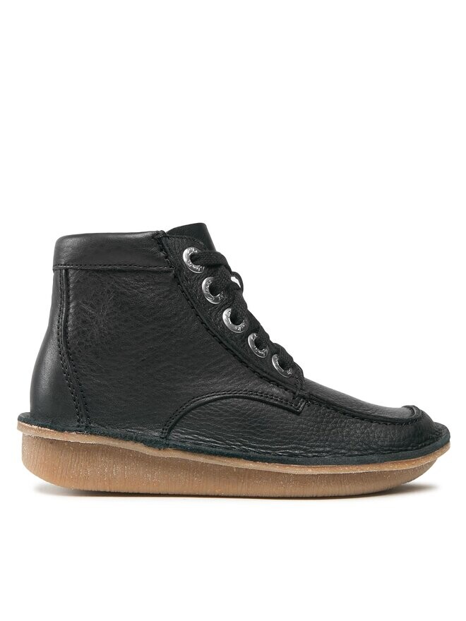 Ботинки женские Clarks Funny Cedar на плоской подошве, черный