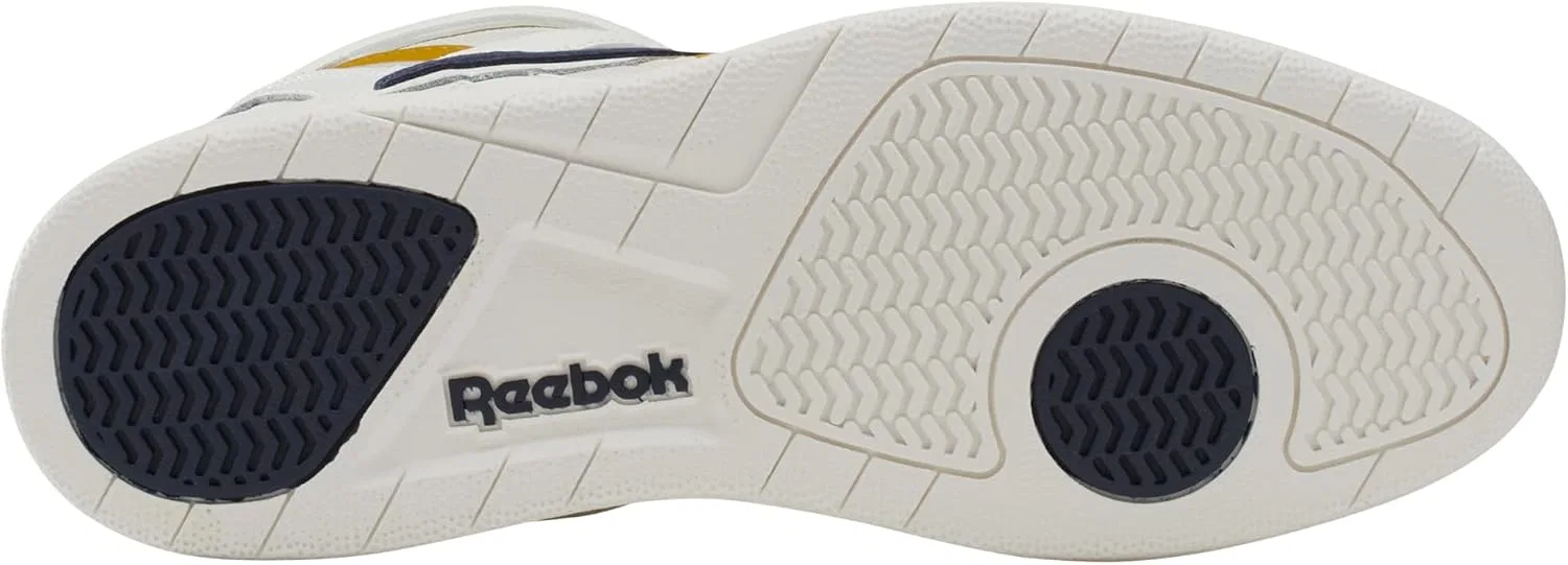 Баскетбольные кроссовки Reebok Unisex BB4590 High Top, Chalk Vector Navy Bright Ochre — фото 2