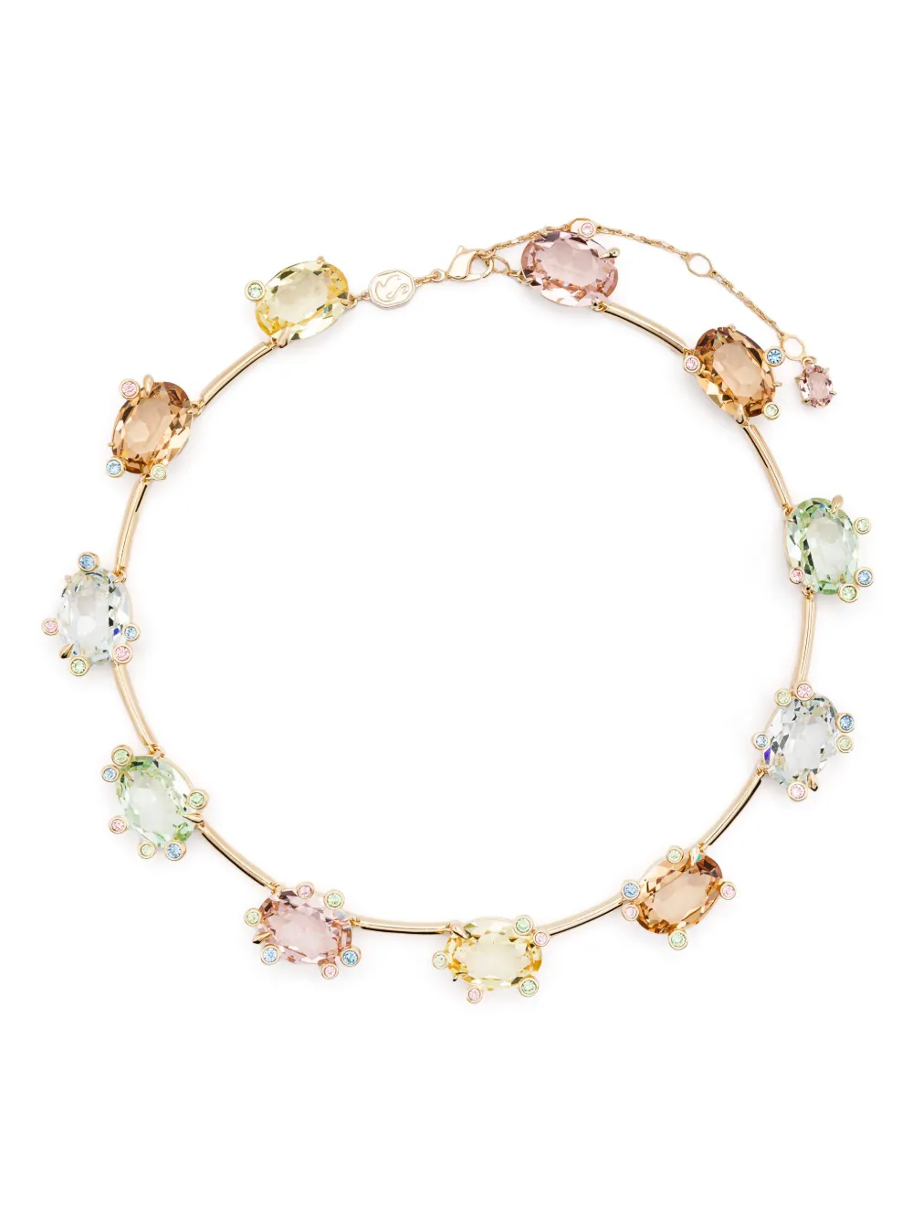 

Колье Gema Tennis Swarovski, золотой