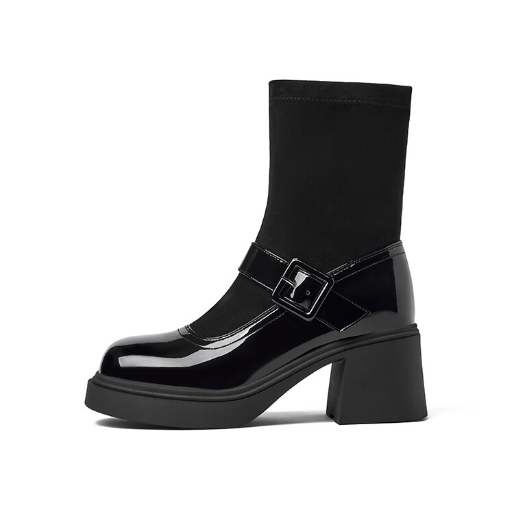 Ботильоны женские Josiny, цвет Silver/Black