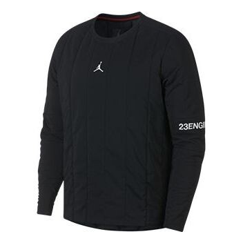 

Куртка 23 engineered quilted pullover sweater black Air Jordan, черный