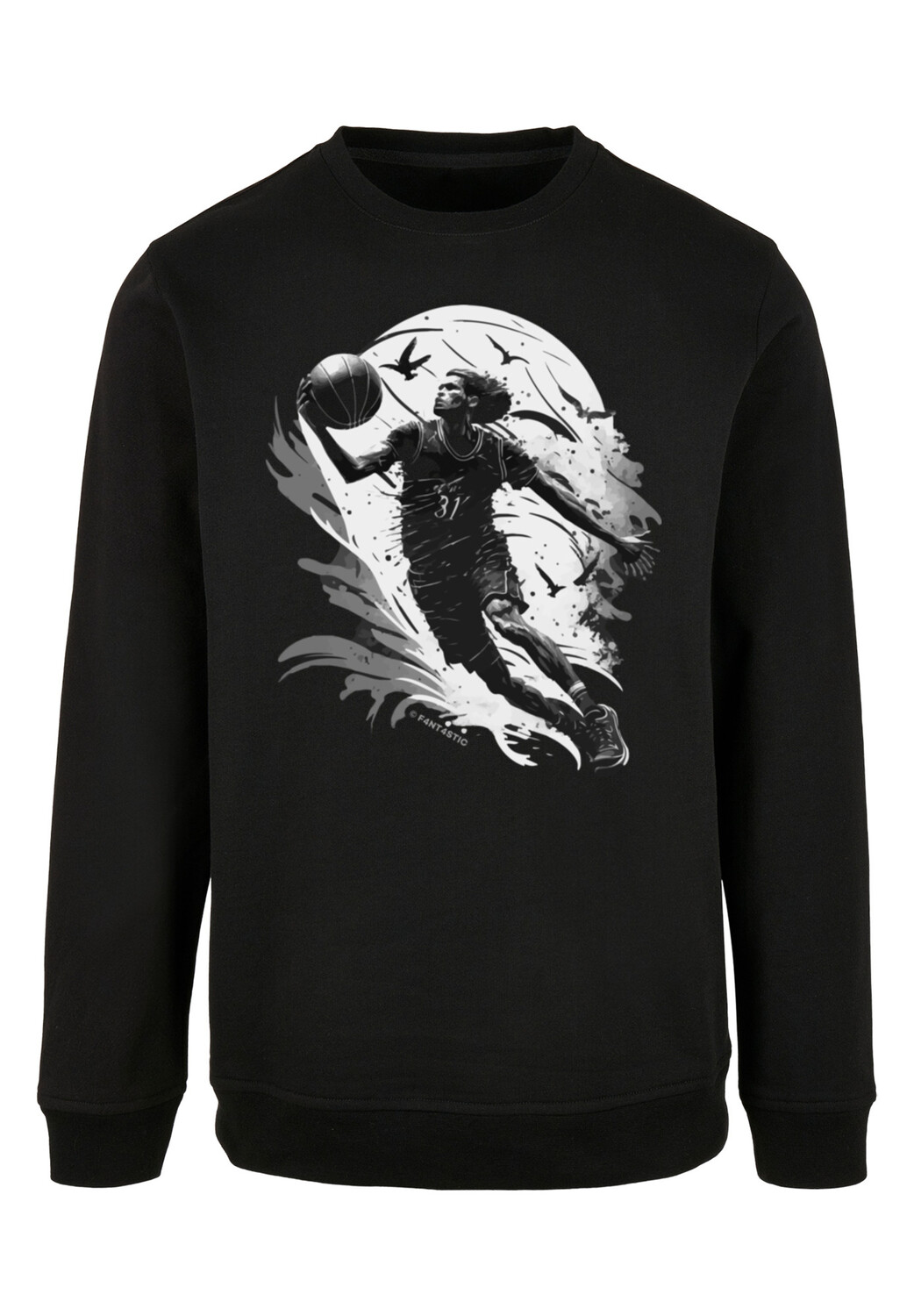 

Пуловер F4NT4STIC Sweatshirt Basketball Spieler, черный