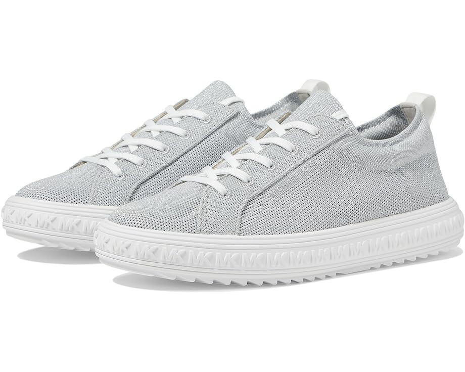 

Кроссовки MICHAEL Michael Kors Grove Knit Lace Up, серебряный, Серый, Кроссовки MICHAEL Michael Kors Grove Knit Lace Up, серебряный