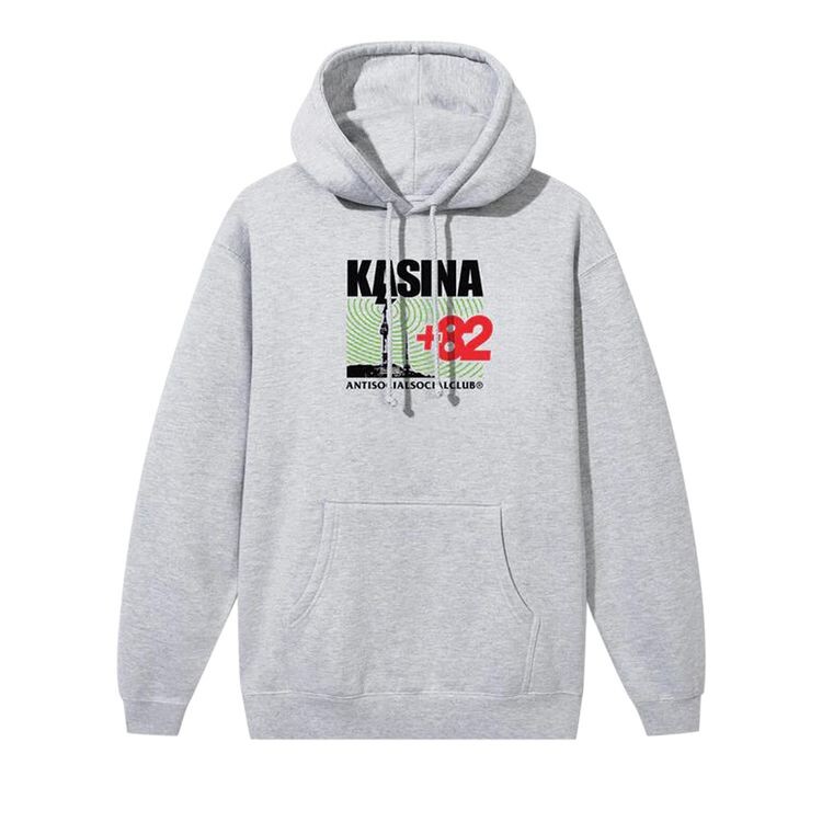 

Худи Anti Social Social Club x Kasina Radio Signal Hoodie Melange, серый