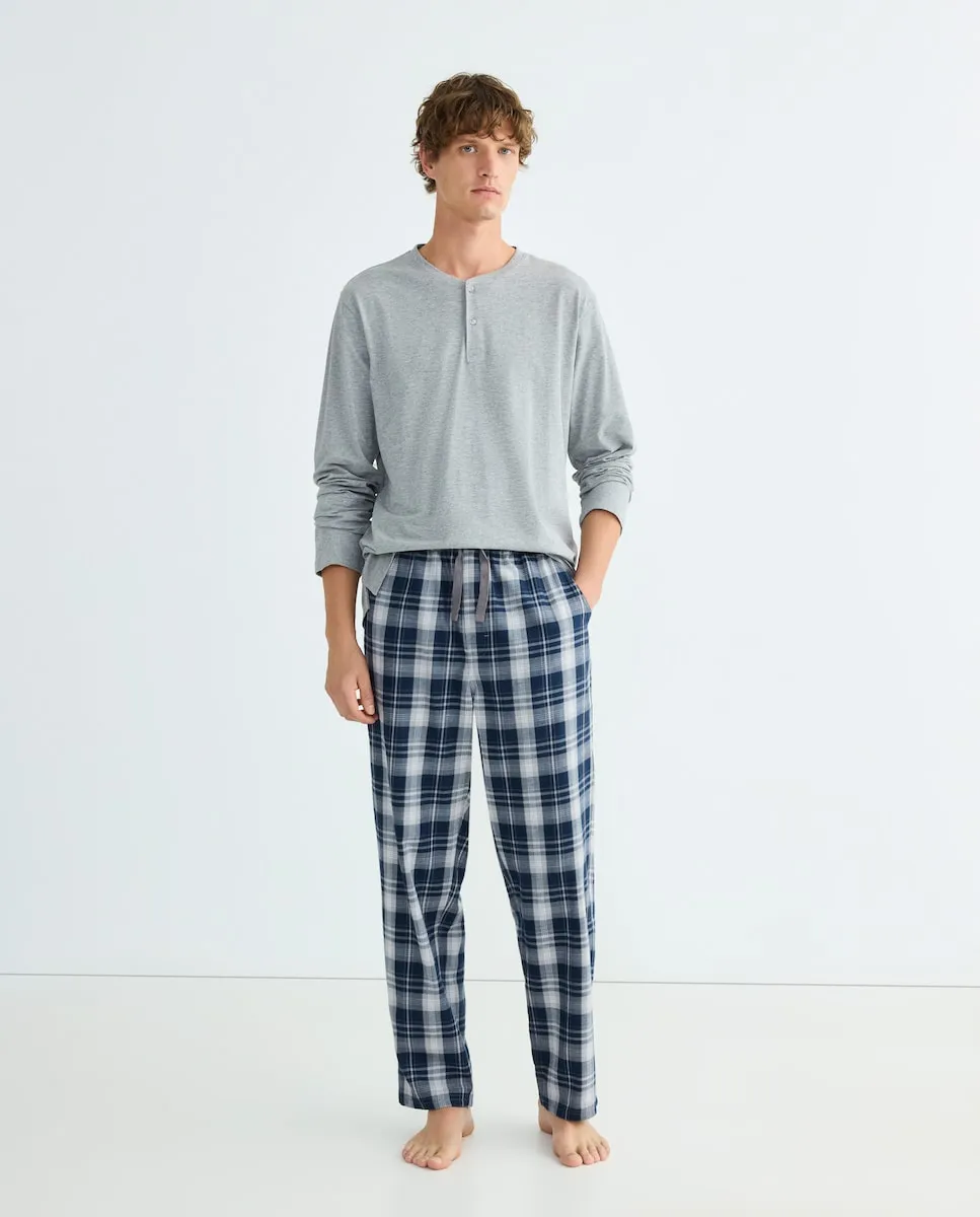 

Мужские длинные пижамные штаны Dustin, темно-серый