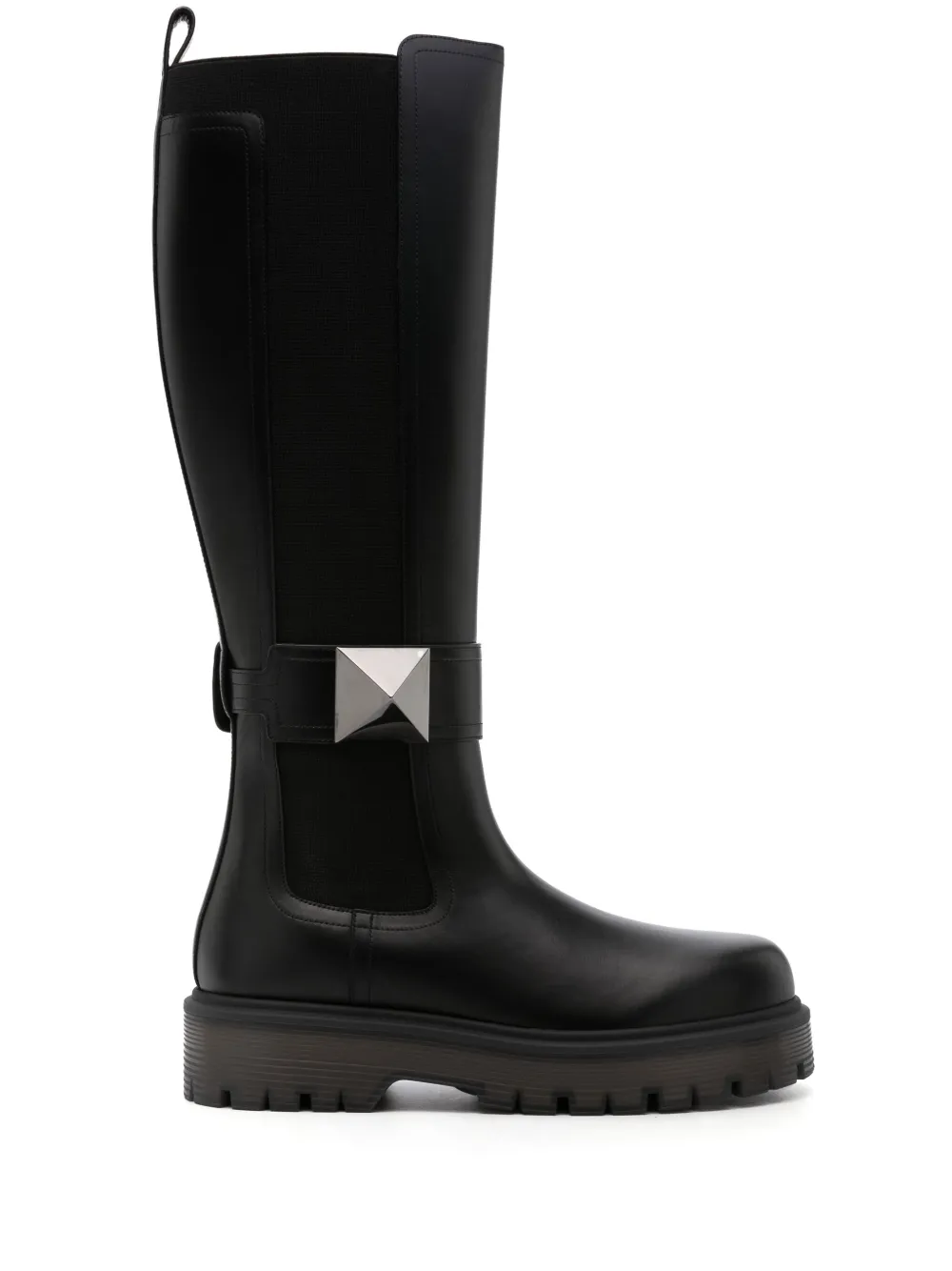Сапоги One Stud VALENTINO GARAVANI, черный