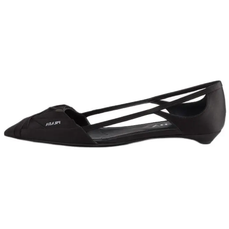 

Туфли женские повседневные Women's Casual Shoes Women's Black Prada