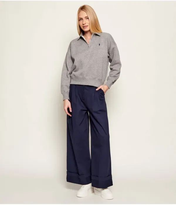 Толстовка loose fit Polo Ralph Lauren, серый — фото 2