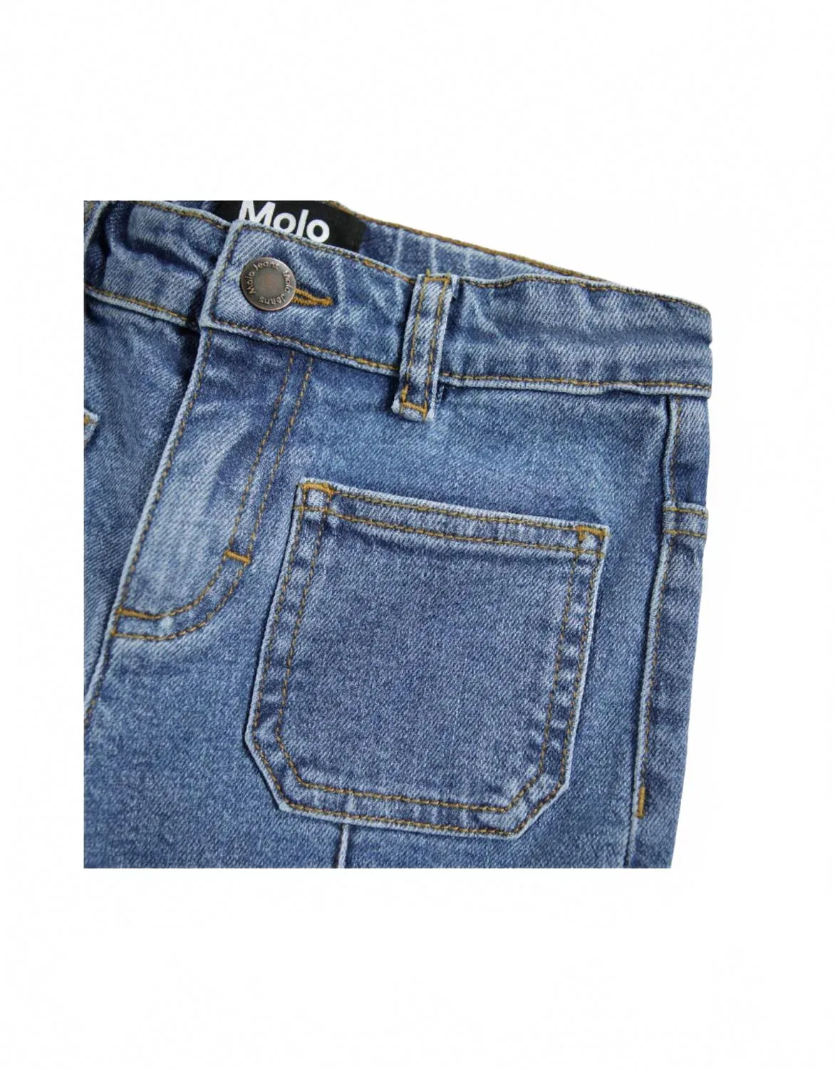 Джинсы Adina в винтажном стиле с эффектом потертости Molo, Washed Vintage — фото 4