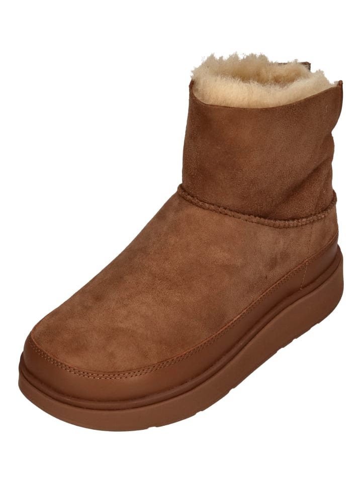 Сапоги fitflop Winterstiefel GEN-FF MINI DOUBLE FACED BOOTS, натуральный